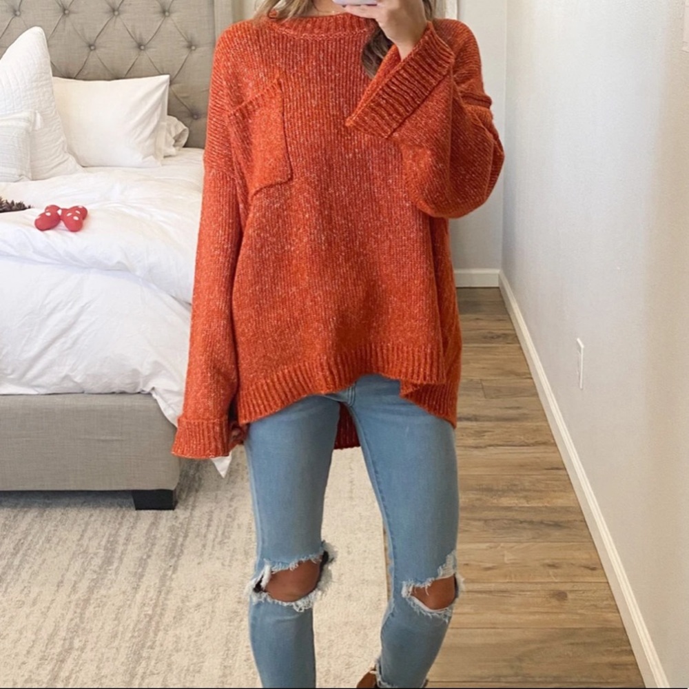 Size Large Burnt Orange Sweater
